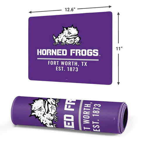 Texas Christian University Horned Frogs Fort Worth Gaming Mouse Pad